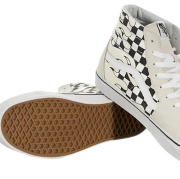 Vans Sk8-Hi Checkerboard Flame Classics. Brand New. Various Men Sizes - Picture 5 of 5